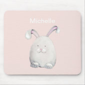 Illustratie Waterverf paasbunny Muismat (Voorkant)