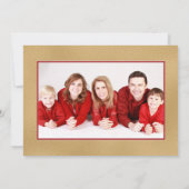 Illustratie Waterverf Rode kersttruck  Foto (Achterkant)