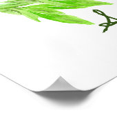 Illustratie waterverf Sage Poster (Hoek)