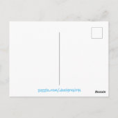 Illustratie Waterverf Siamese Cat Briefkaart (Achterkant)