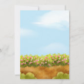 Illustratie Waterverf Tuinier Kaart (Achterkant)