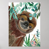 Illustratie waterverf van sleuf poster (Voorkant)