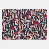 Illustratie Waterverf wilde paddenstoelen Inpakpapier Vel (Voorkant 2)