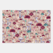 Illustratie Waterverf wilde paddenstoelen  Inpakpapier Vel (Voorkant 2)