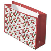 Illustratie Waterverf zoete kersen Groot Cadeauzakje (Voorkant Gekanteld)