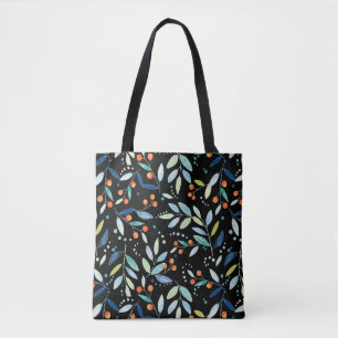 Illustratie Waterverven flessenpatroon Tote Bag
