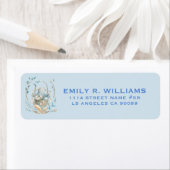 Illustratie Waterverven paasbundel  Etiket (Insitu)