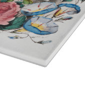  Illustratie WELKOM met Bloemen Snijplank (Hoek)