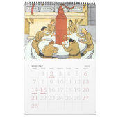 illustratie Wetenschap Fictie Steampunk Kalender (Feb 2027)