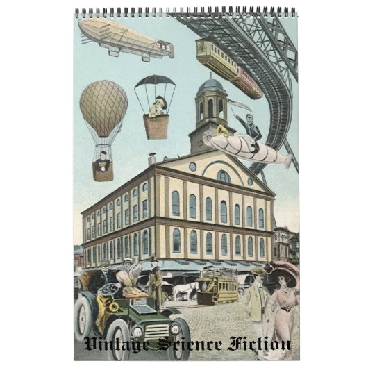 illustratie Wetenschap Fictie Steampunk Kalender (Hoes)