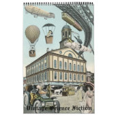  illustratie Wetenschap Fictie Steampunk Kalender (Hoes)