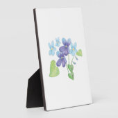 Illustratie Wild Violet Flowers Fotoplaat (Zijkant)