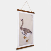  illustratie: Wilde gans Hangend Wandkleed (Gebogen)
