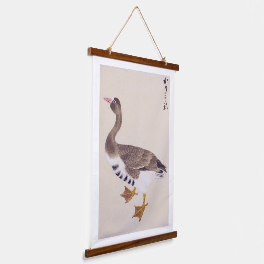  illustratie: Wilde gans Hangend Wandkleed