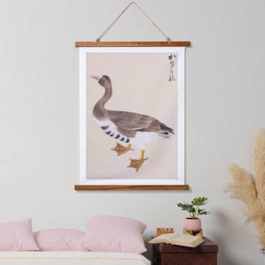  illustratie: Wilde gans Hangend Wandkleed (Slaapkamer)