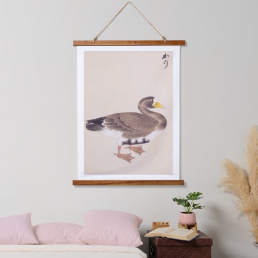  illustratie: Wilde gans Hangend Wandkleed (Slaapkamer)