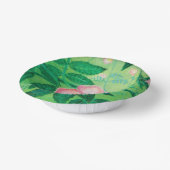 Illustratie Wilde roos bloemen Papieren Kommen (Gebogen)