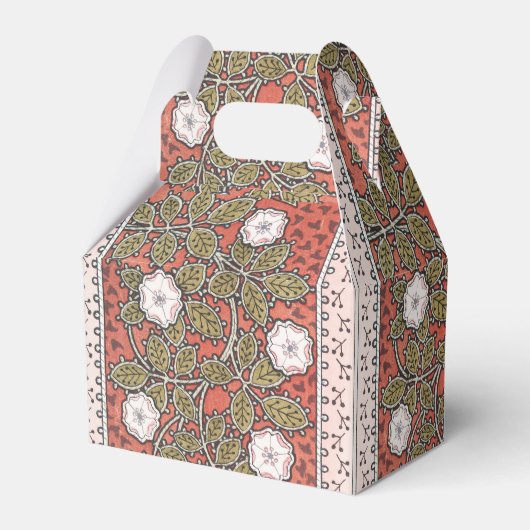 Illustratie Wilde Roos Kunst Illustratie Bloem Vin Bedankdoosjes (Voorkant Zijde)