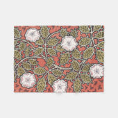 Illustratie Wilde Roos Kunst Illustratie Bloem Vin Fleece Deken (Voorkant (Horizontaal))