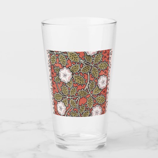 Illustratie Wilde Roos Kunst Illustratie Bloem Vin Glas (Voorkant)