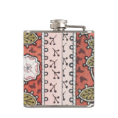 Illustratie Wilde Roos Kunst Illustratie Bloem Vin Heupfles (Achterkant)