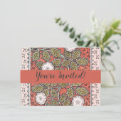 Illustratie Wilde Roos Kunst Illustratie Bloem Vin Kaart (Staand voorkant)