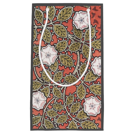 Illustratie Wilde Roos Kunst Illustratie Bloem Vin Klein Cadeauzakje (Voorkant)