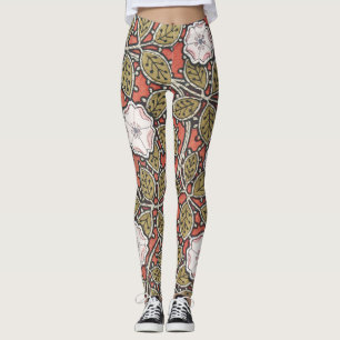 Illustratie Wilde Roos Kunst Illustratie Bloem Vin Leggings