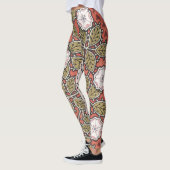 Illustratie Wilde Roos Kunst Illustratie Bloem Vin Leggings (Links)