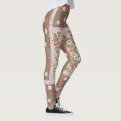 Illustratie Wilde Roos Kunst Illustratie Bloem Vin Leggings (Rechts)
