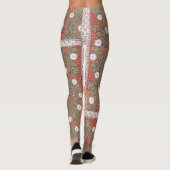 Illustratie Wilde Roos Kunst Illustratie Bloem Vin Leggings (Achterkant)