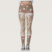 Illustratie Wilde Roos Kunst Illustratie Bloem Vin Leggings (Voorkant)