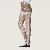 Illustratie Wilde Roos Kunst Illustratie Bloem Vin Leggings (Links)