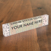 Illustratie Wilde Roos Kunst Illustratie Bloem Vin Naambordje (Zijkant)