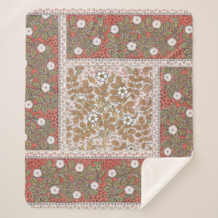 Illustratie Wilde Roos Kunst Illustratie Bloem Vin Sherpa Deken