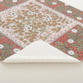 Illustratie Wilde Roos Kunst Illustratie Bloem Vin Sherpa Deken (3/4)