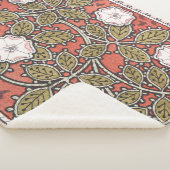 Illustratie Wilde Roos Kunst Illustratie Bloem Vin Sherpa Deken (3/4)