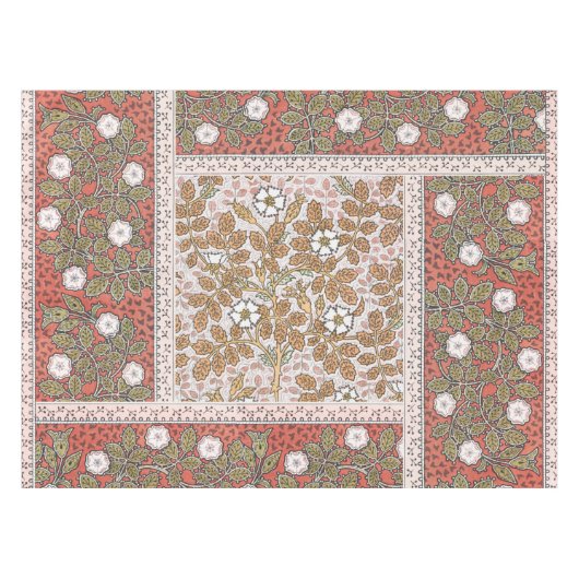 Illustratie Wilde Roos Kunst Illustratie Bloem Vin Tafelkleed (Voorkant (Horizontaal))