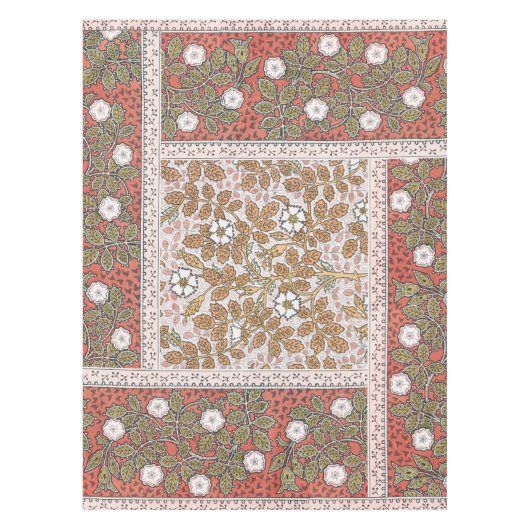 Illustratie Wilde Roos Kunst Illustratie Bloem Vin Tafelkleed (Voorkant)