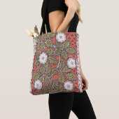 Illustratie Wilde Roos Kunst Illustratie Bloem Vin Tote Bag (Dichtbij)
