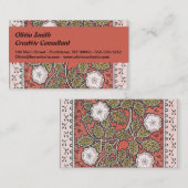 Illustratie Wilde Roos Kunst Illustratie Bloem Vin Visitekaartje (Voorkant / Achterkant)