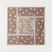 Illustratie Wilde Roos Kunst Illustratie Bloem Vin Wandkleed (Voorkant (horizontaal))