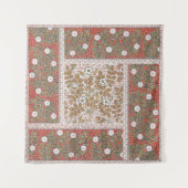 Illustratie Wilde Roos Kunst Illustratie Bloem Vin Wandkleed (Voorkant)