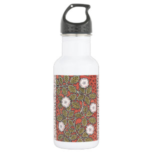 Illustratie Wilde Roos Kunst Illustratie Bloem Vin Waterfles