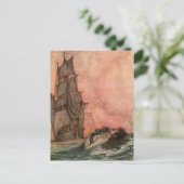  illustratie William H. Robinson Mermaid Briefkaart (Staand voorkant)