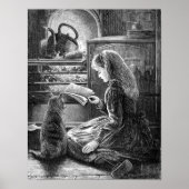 illustratie winteravond poster (Voorkant)