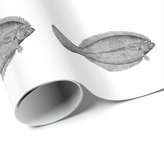  illustratie winterflounder cadeaupapier (Rol Hoek)