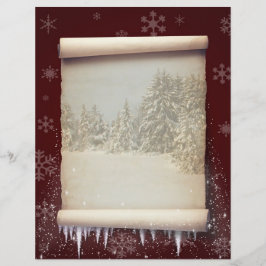 Illustratie winterperkament