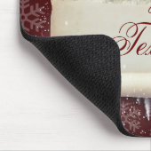 Illustratie winterperkament muismat (Hoek)