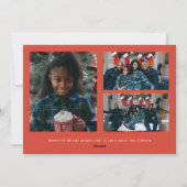 Illustratie Winterscène Multi-Photo Feestdagenkaart (Achterkant)